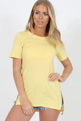 Selfmade Yellow 3-D Slogan T-Shirt - Chandler