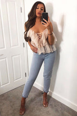 Bleach Denim Mom Style Jeans - Chelsi