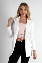 Clara White Blazer