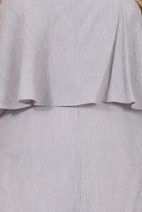 Grey Bandeau Playsuit - Collette