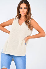 Blue Ripped Knee Skinny Jeans - Chanelle