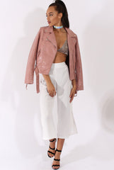 Silver Metal Chain Bra - Damaris