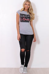 Erin Grey Slogan Top