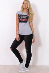 Erin Grey Slogan Top