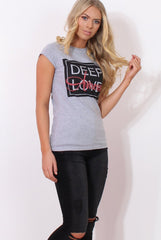 Erin Grey Slogan Top