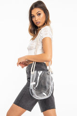 Clear Bag With Rope Style Strap - Tamyra