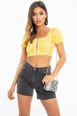 White Faux Snake Chain Mini Cross Body Bag - Wilda