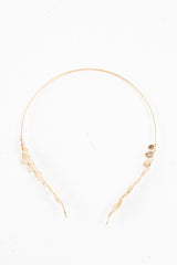 Gold Greek Goddess Style Leaf Headband - Aarianna