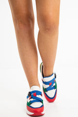 Blue Adjustable Strap Multi Trainers - Zeva