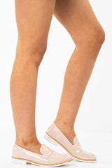 Pink Patent Brogue Style Shoe - Kytzia