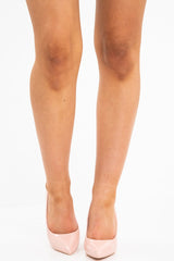 Pink Patent Pointed Toe Heels - Tasha