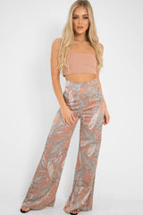 Nude One Shouldered Crop Top - Kamri