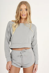 Light Grey Loungewear Set - Tara