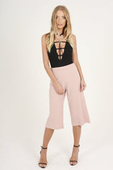 Black Front Harness Bodysuit - Neema