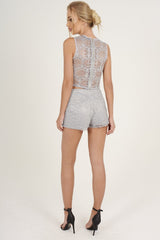 Grey Lace Co-ord - Sandy
