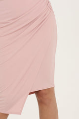 Pink Assymetric Skirt - Branna