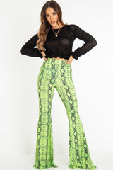 Black Open Knit Ruffle Hem Crop Jumper - Carrie