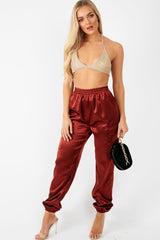 Gold Metallic Triangle Bralet - Elsy