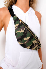Camo Print Bum Bag - Elyze