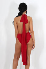Emi Oxblood Multiway Bodysuit