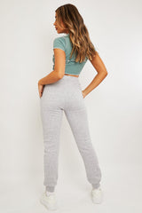 Grey Slim Fit Joggers - Chaise