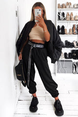 Sand Cross Front Straps Ribbed Crop Top - Vixi