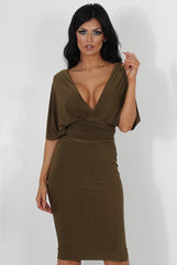 Emma Khaki Multiway Dress