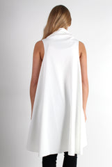 Esme White Waterfall Waistcoat