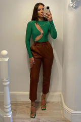 Green Ring Detail Bodysuit - Essie