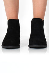 Thirza Black Suede Chelsea Boot