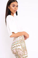 White Plunge Bodysuit - Florence