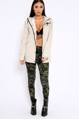 Stone Hooded Rain Jacket - Fox