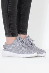 Saint Grey Textured Trainers