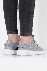 Saint Grey Textured Trainers