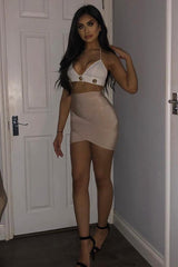 White Chain Detail Bralet - Georgiana