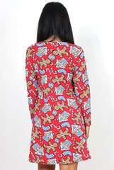 Ginger Red Christmas Dress