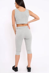 Grey Striped Loungewear Set - Ginny