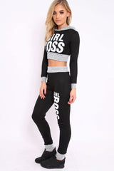 Black Girl Boss Loungewear Set - Evie