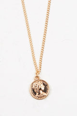 Gold Coin Chain Necklace - Deveah