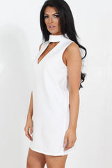 White V Front Dress-Grace
