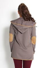 Lydia Grey Hooded Jacket