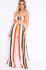 Multi Coloured Stripe Co-Ord Set - Haddy