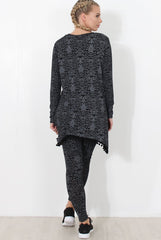 Grey Print Loungewear Set - Haylee