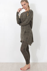 Khaki Print Loungewear Set - Haylee