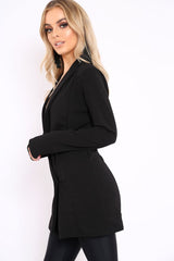 Black Two Button Blazer - Hilary