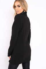 Black Two Button Blazer - Hilary