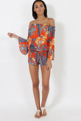 Red Print Co-Ord Set - Hilda