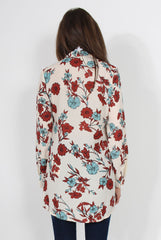 Hope Cream Floral Print Shirt