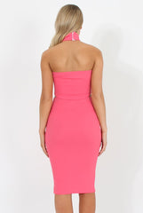 Bright Pink Two Piece with Choker - Hope