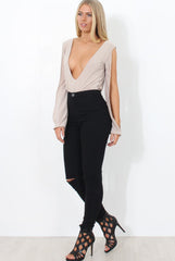 Hussa Stone V Front Bodysuit